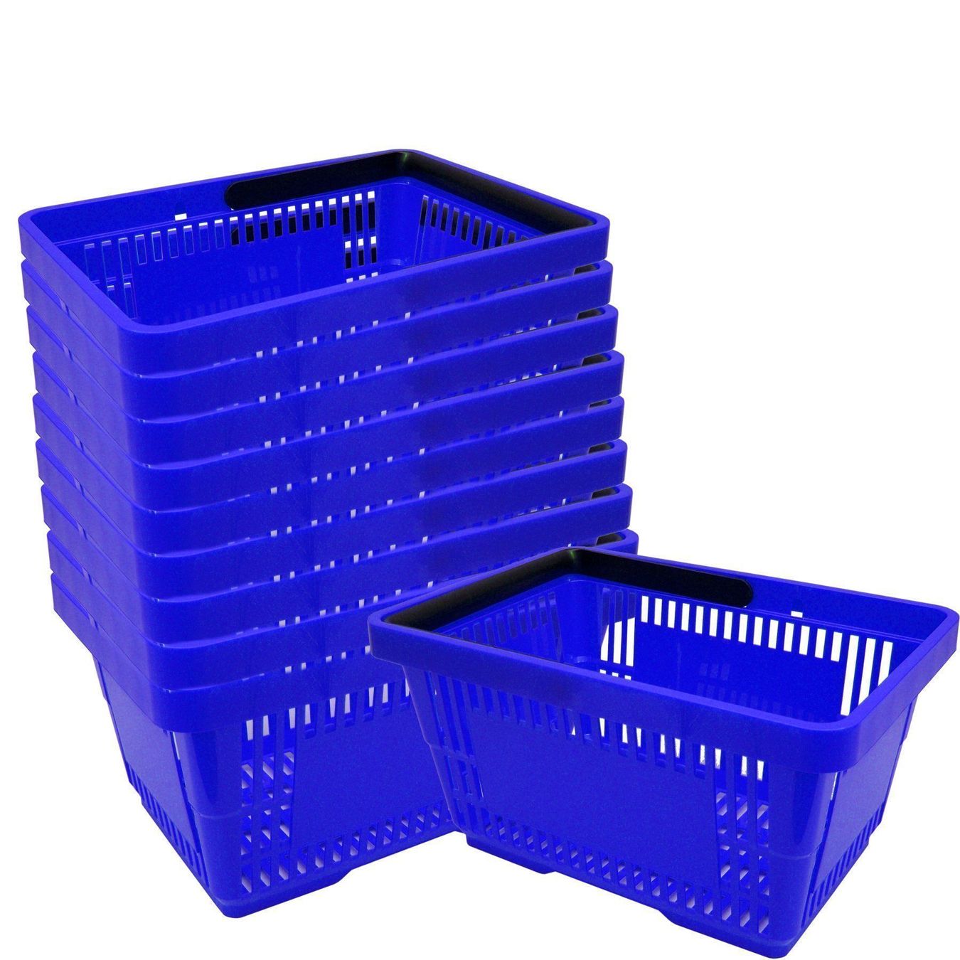 10x Einkaufskorb 21 Liter