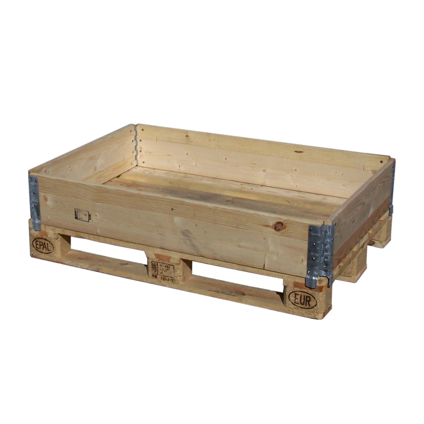 Aufsatzrahmen Holz 2-lagig Höhe 200mm für Euro Palette 120x80cm Palettrahmen