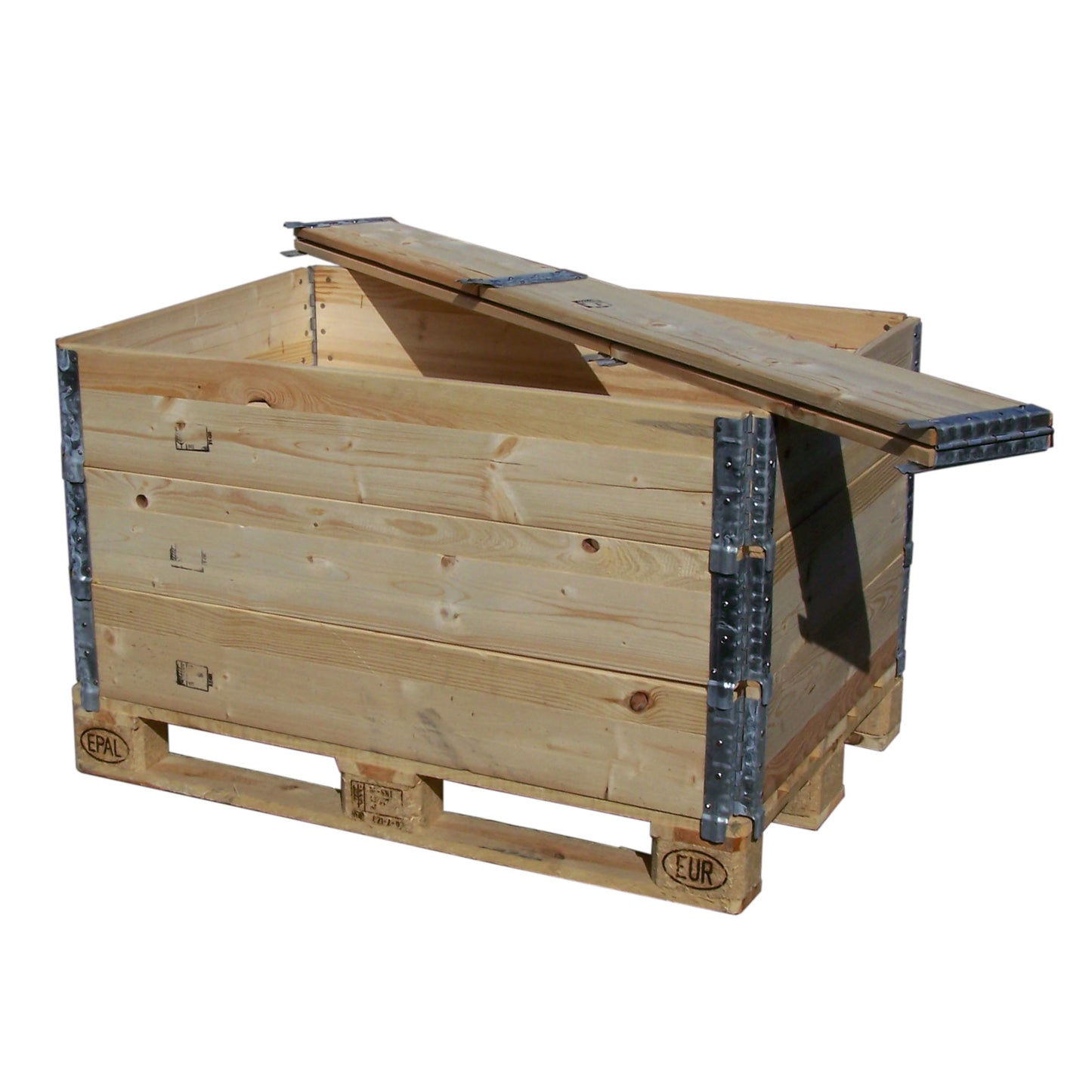 Aufsatzrahmen Holz 2-lagig Höhe 200mm für Euro Palette 120x80cm Palettrahmen