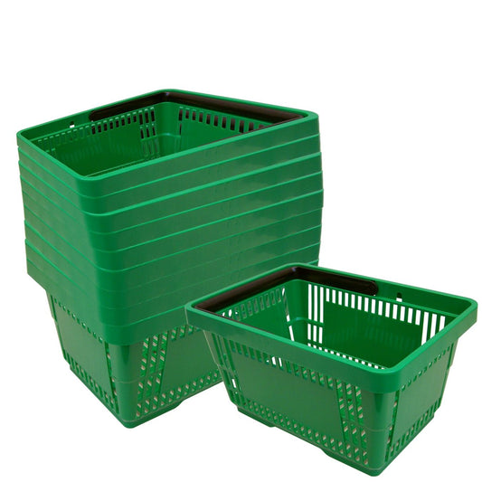 Einkaufskorb 10 Stück - 21 Liter GRÜN