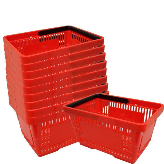 10x Einkaufskorb 21 Liter