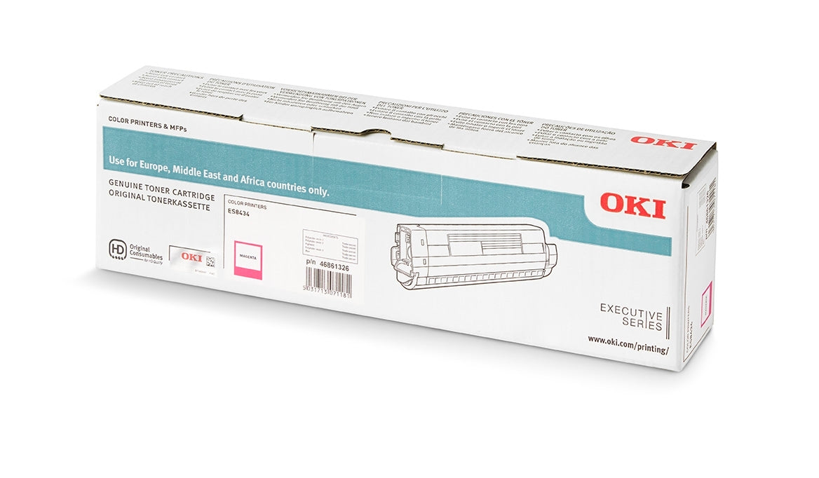 OKI ES8434DN Original Toner Magenta für 10.000 Seiten