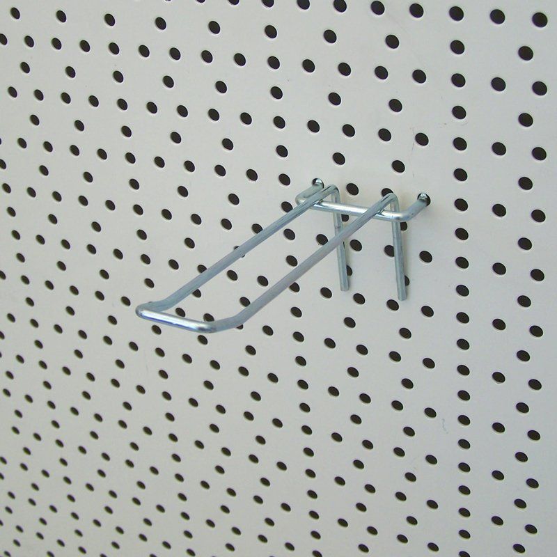 Lochplatten Doppelhaken für Lochblech, Länge 100mm, 100x Stück