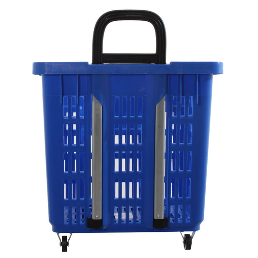 Einkaufstrolley Einkaufskorb 55 Liter BLAU