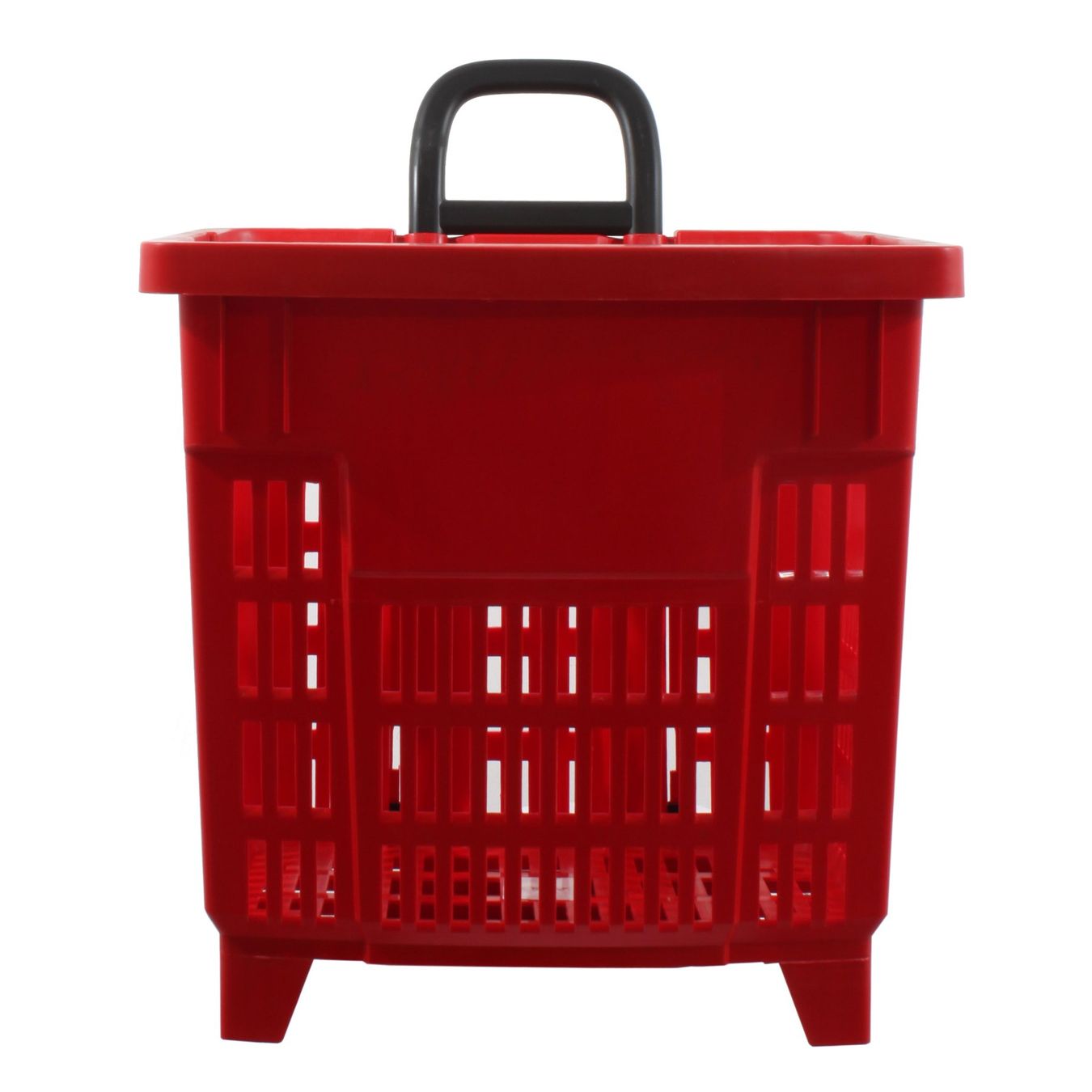 Einkaufstrolley Einkaufskorb m. Rollen 38L ROT Einkaufstrolley Einkaufskorb m. Rollen 38L ROT