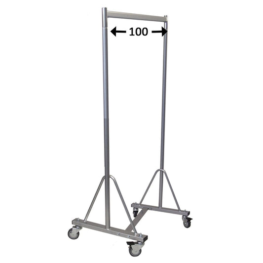 Profi-Kleiderständer 100 cm, sehr stabil, fixe Höhe 160 cm