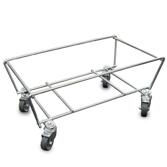 Rolli für Einkaufskorb - Trolley aus Metall mit Rollen