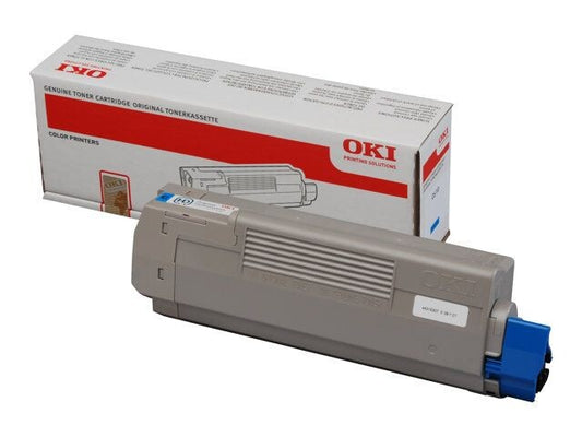 OKI - Tonerpatrone - 1 x Cyan - 6000 Seiten - für C610dn, 610dtn, 610n