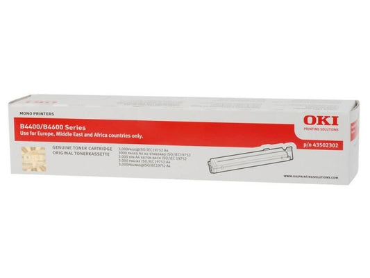 OKI - Tonerpatrone - 1 x Schwarz - 3000 Seiten - für OKI B4400, 4400n, 4600, 4600n, 4600nPS, 4600PS