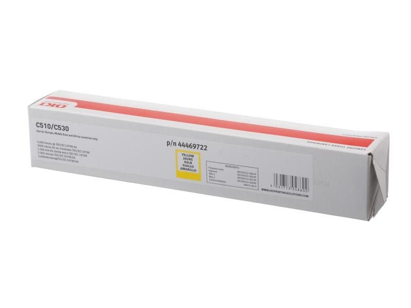 OKI - Cartouche de toner - 1 x jaune - 5000 pages - pour OKI MC562dn, MC562dnw, MC562w, C510dn, 511dn, 530dn, 531dn 