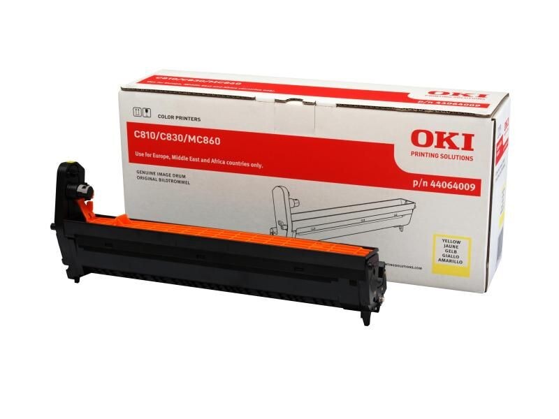 OKI - Tambour - Kit - Jaune - 20000 pages - pour OKI MC851, MC860, MC861, C801, 810, 821, 830 