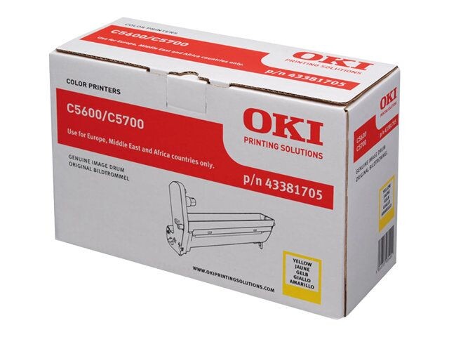 OKI - tambour - kit - jaune - 20000 pages - pour OKI C5600dn, 5600n, 5700dn, 5700n