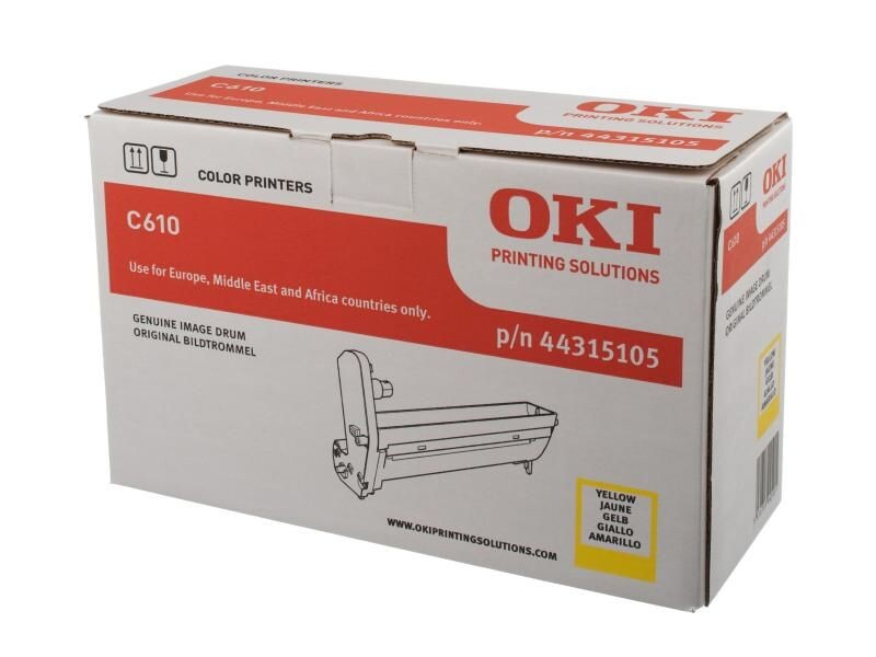 OKI - tambour - kit - jaune - 20000 pages - pour OKI C610dn, 610dtn, 610n