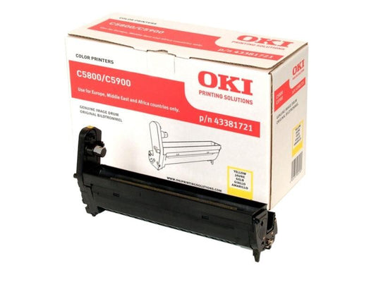 OKI - Trommel - Kit - Gelb - 20000 Seiten - für OKI C5550 MFP, 5800dn, 5800Ldn, 5800n, 5900cdtn, 5900dn, 5900dtn, 5900n