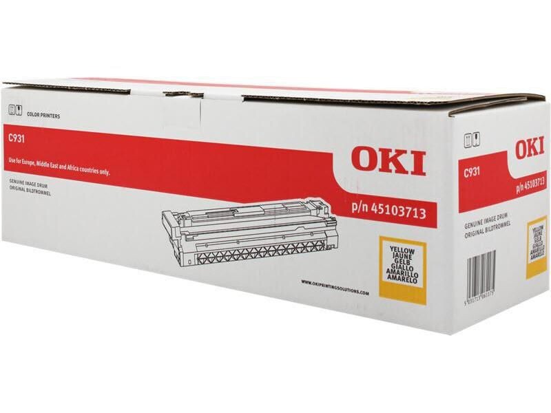 OKI - tambour - kit - jaune - 40000 pages - pour OKI C911dn, 931, 931dn