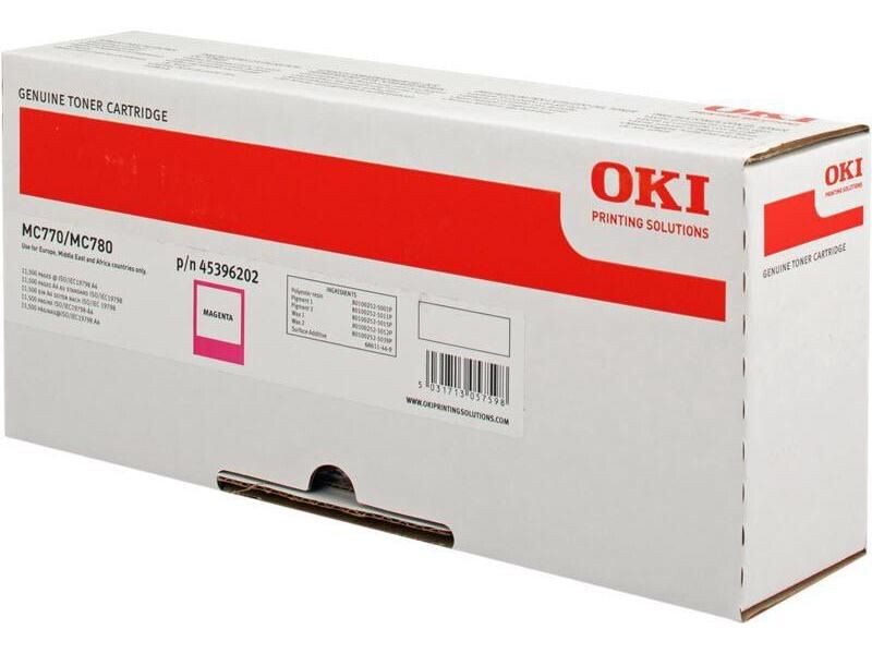 OKI - Cartouche de toner - 1 x magenta - 11500 pages - pour OKI MC770dnfax, MC780dfnfax