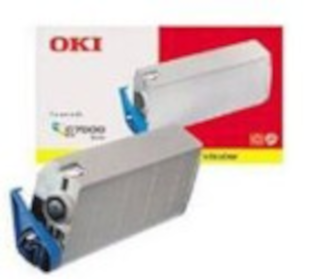 OKI - Tonerpatrone - 1 x Gelb - 6000 Seiten - für OKI C8600cdtn, 8600dn, 8600n, 8800cdtn, 8800dn, 8800n