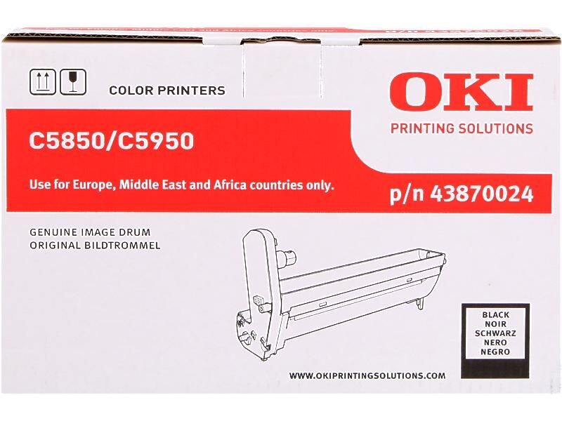 OKI - tambour - kit - noir - 20000 pages - pour OKI MC560dn, MC560n, C5850dn, 5850n, 5950cdtn, 5950dn, 5950dtn, 5950n 