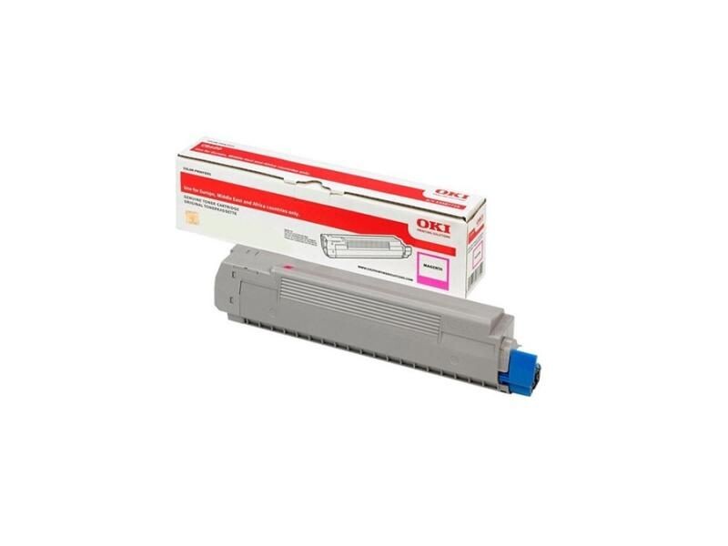 OKI - magenta - originale - cartouche de toner - pour C823dn, 823n 