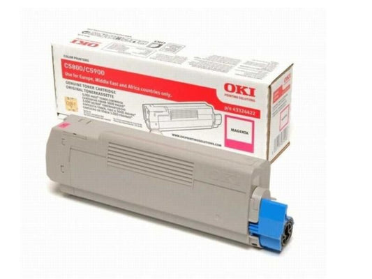 OKI - Tonerpatrone - 1 x Magenta - 5000 Seiten - für OKI C5550 MFP, 5800dn, 5800Ldn, 5800n, 5900cdtn, 5900dn, 5900dtn, 5900n