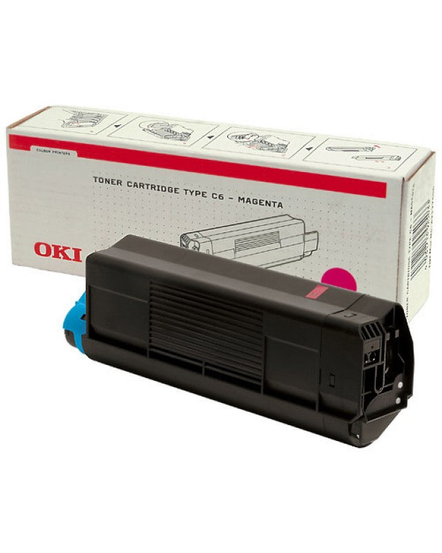 OKI - Tonerpatrone - 1 x Magenta - 5000 Seiten - für OKI C5100, 5100n, 5200, 5200n, 5200ne, 5300, 5300dn, 5300n, 5300nccs, 5400, 5400dn, 5400n